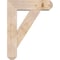 Ekena Millwork Traditional Craftsman Smooth Bracket w/ Offset Brace, Douglas Fir, 7 1/2"W x 26"D x 34"H BKT0806X26X34TRA04SDF - alternate 2